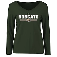 Women's Green Ohio Bobcats Team Strong Long Sleeve T-Shirt