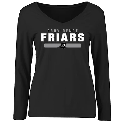 Women's Black Providence Friars Team Strong Long Sleeve T-Shirt