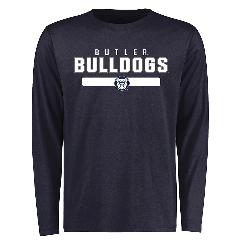 Men's Navy Butler Bulldogs Team Strong Long Sleeve T-Shirt