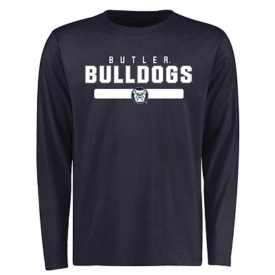 Men's Navy Butler Bulldogs Team Strong Long Sleeve T-Shirt
