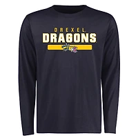 Men's Navy Drexel Dragons Team Strong Long Sleeve T-Shirt