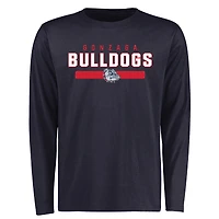 Men's Navy Gonzaga Bulldogs Team Strong Long Sleeve T-Shirt