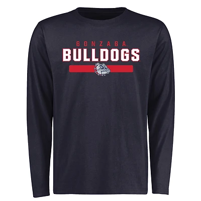 Men's Navy Gonzaga Bulldogs Team Strong Long Sleeve T-Shirt