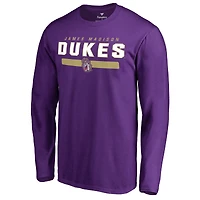 Men's Purple James Madison Dukes Team Strong Long Sleeve T-Shirt