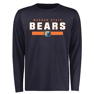 Men's Navy Morgan State Bears Team Strong Long Sleeve T-Shirt