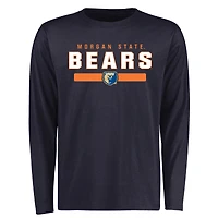 Men's Navy Morgan State Bears Team Strong Long Sleeve T-Shirt