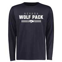 Men's Navy Nevada Wolf Pack Team Strong Long Sleeve T-Shirt