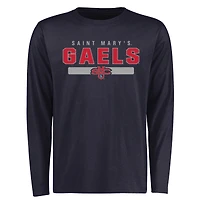 Men's Navy Saint Mary's Gaels Team Strong Long Sleeve T-Shirt