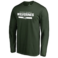 Men's Green Utah Valley Wolverines Team Strong Long Sleeve T-Shirt