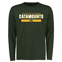 Men's Green Vermont Catamounts Team Strong Long Sleeve T-Shirt