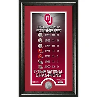 Highland Mint Oklahoma Sooners 12" x 20" Legacy Supreme Minted Coin Panoramic Photo Mint