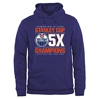 Men's Rinkside Royal Edmonton Oilers Victor Pullover Hoodie