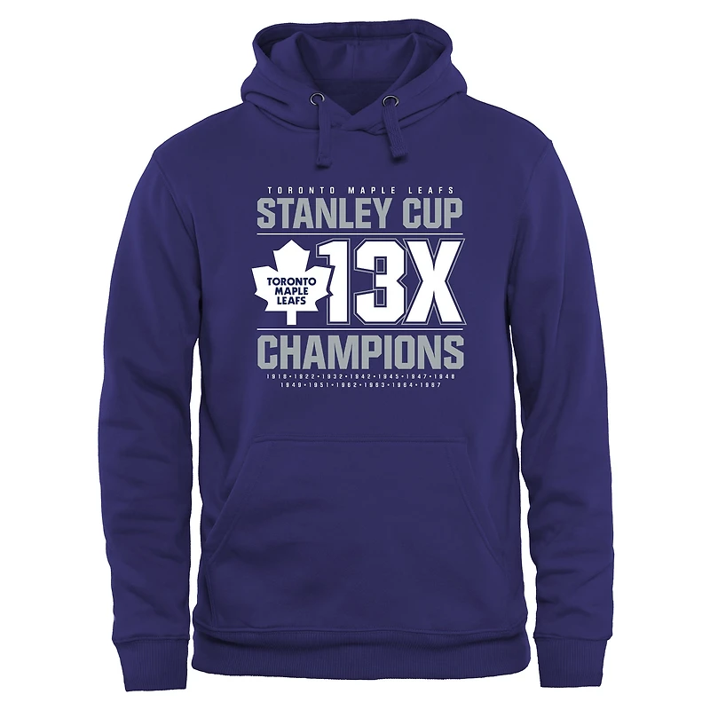 Men's Rinkside Royal Toronto Maple Leafs Victor Pullover Hoodie