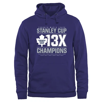 Men's Rinkside Royal Toronto Maple Leafs Victor Pullover Hoodie