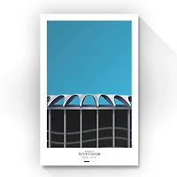 St. Louis Cardinals 11" x 17" Busch II Minimalist Art Poster