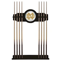 Black Notre Dame Fighting Irish Eight Stick Pool Cue Rack