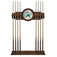 Chardonnay Notre Dame Fighting Irish Leprechaun Eight Stick Pool Cue Rack
