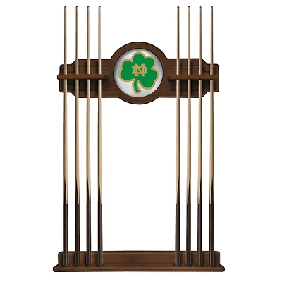 Chardonnay Notre Dame Fighting Irish Shamrock Eight Stick Pool Cue Rack