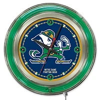 Notre Dame Fighting Irish 15" Team Logo Neon Clock