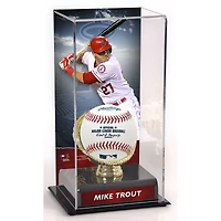 Mike Trout Los Angeles Angels Gold Glove Display Case with Image