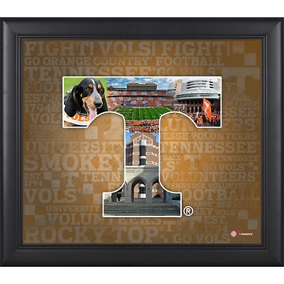 Tennessee Volunteers Framed 15'' x 17'' Team Heritage Collage