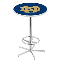 Notre Dame Fighting Irish 42" Alternate Retro Base Chrome Table