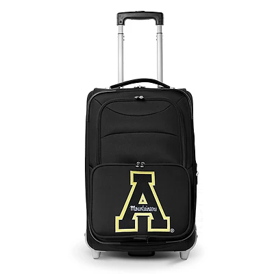 MOJO Black Appalachian State Mountaineers 21" Softside Rolling Carry-On Suitcase