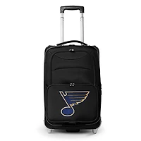 MOJO Black St. Louis Blues 21" Softside Rolling Carry-On Suitcase
