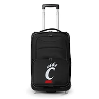 MOJO Black Cincinnati Bearcats 21" Softside Rolling Carry-On Suitcase