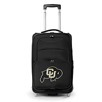 MOJO Black Colorado Buffaloes 21" Softside Rolling Carry-On Suitcase