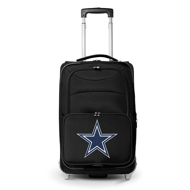 MOJO Black Dallas Cowboys 21" Softside Rolling Carry-On Suitcase