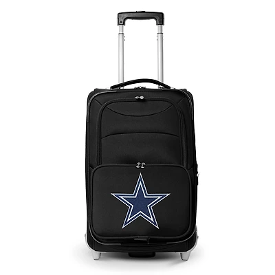 MOJO Black Dallas Cowboys 21" Softside Rolling Carry-On Suitcase