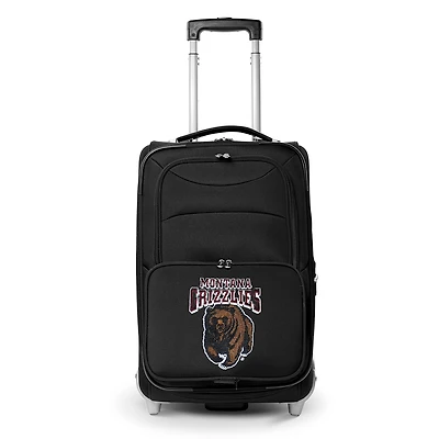 MOJO Black Montana Grizzlies 21" Softside Rolling Carry-On Suitcase