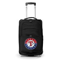 MOJO Black Texas Rangers 21" Softside Rolling Carry-On Suitcase