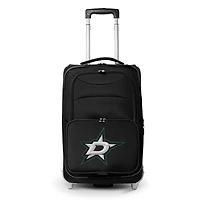 MOJO Black Dallas Stars 21" Softside Rolling Carry-On Suitcase