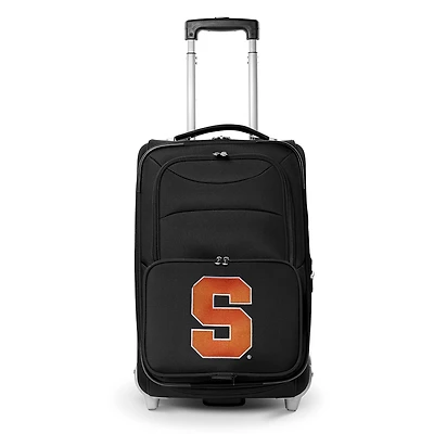 MOJO Black Syracuse Orange 21" Softside Rolling Carry-On Suitcase
