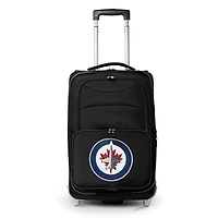 MOJO Black Winnipeg Jets 21" Softside Rolling Carry-On Suitcase