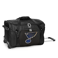 MOJO Black St. Louis Blues 22" 2-Wheeled Duffel Bag