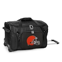 MOJO Black Cleveland Browns 22" 2-Wheeled Duffel Bag
