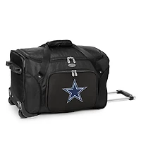 MOJO Black Dallas Cowboys 22" 2-Wheeled Duffel Bag