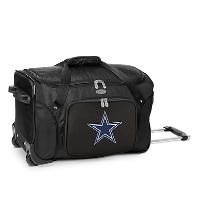 MOJO Black Dallas Cowboys 22" 2-Wheeled Duffel Bag