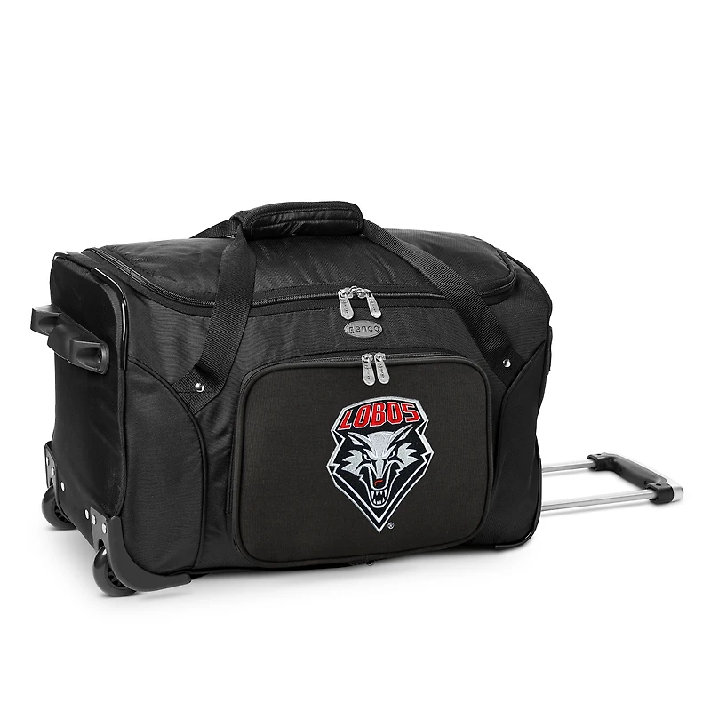 MOJO Black New Mexico Lobos 22" 2-Wheeled Duffel Bag