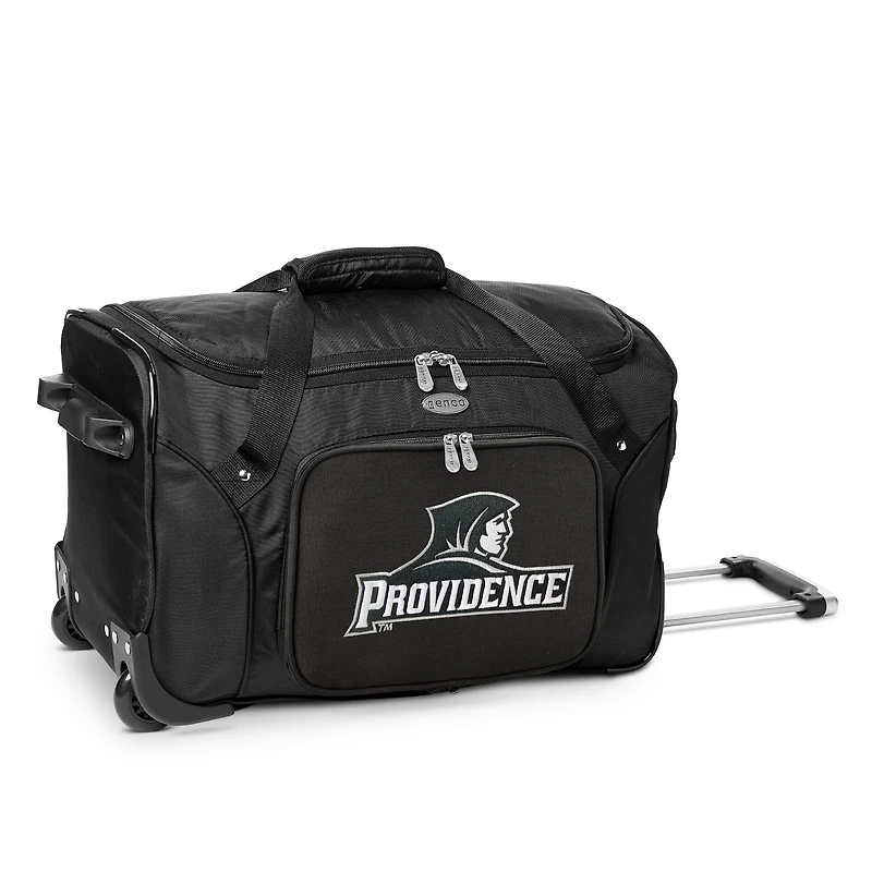 MOJO Black Providence Friars 22" 2-Wheeled Duffel Bag