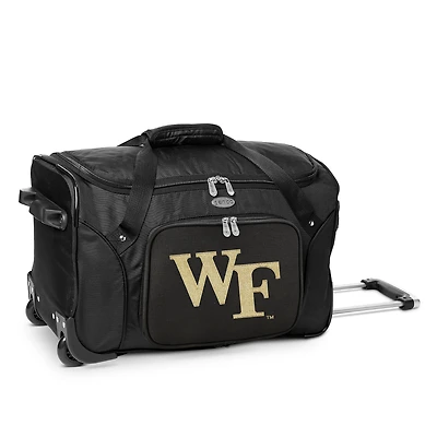 MOJO Black Wake Forest Demon Deacons 22" 2-Wheeled Duffel Bag
