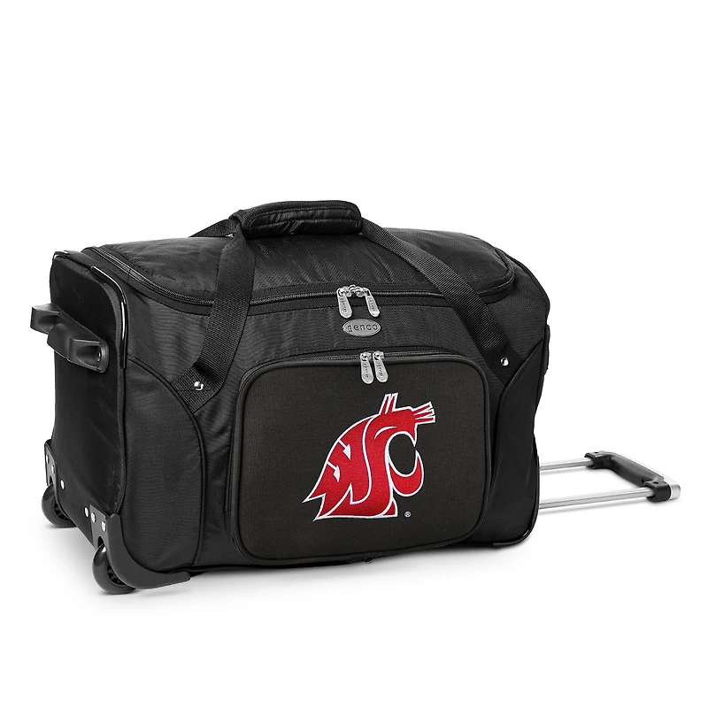MOJO Black Washington State Cougars 22" 2-Wheeled Duffel Bag