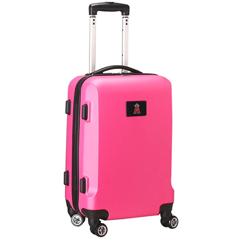 Pink Los Angeles Angels 20" 8-Wheel Hardcase Spinner Carry-On