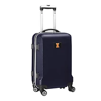 Navy Illinois Fighting Illini 20" 8-Wheel Hardcase Spinner Carry-On