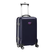Navy Kansas State Wildcats 20" 8-Wheel Hardcase Spinner Carry-On