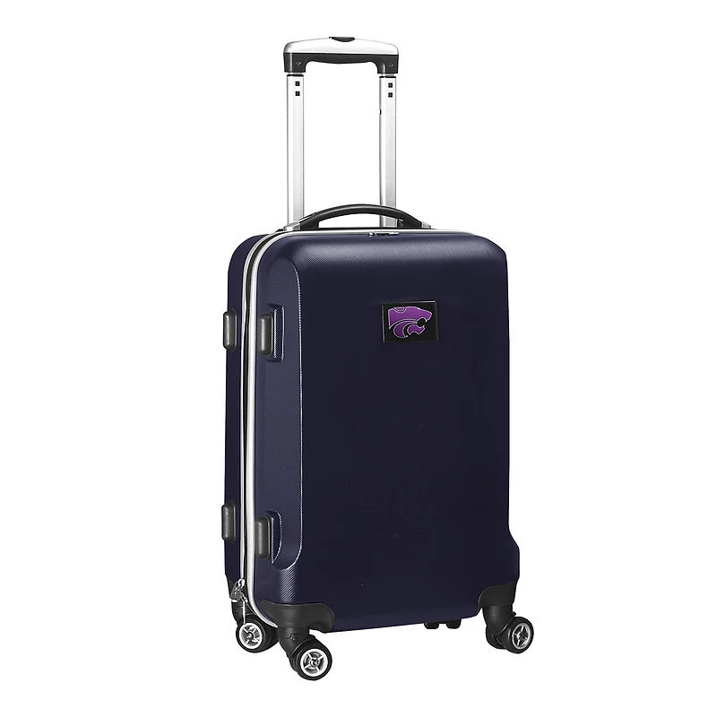 Navy Kansas State Wildcats 20" 8-Wheel Hardcase Spinner Carry-On