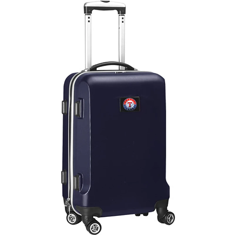 Navy Texas Rangers 21" 8-Wheel Hardcase Spinner Carry-On